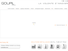 Tablet Screenshot of goupil-industrie.fr
